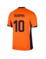 Nederland Memphis Depay #10 Hjemmedrakt EM 2024 Korte ermer